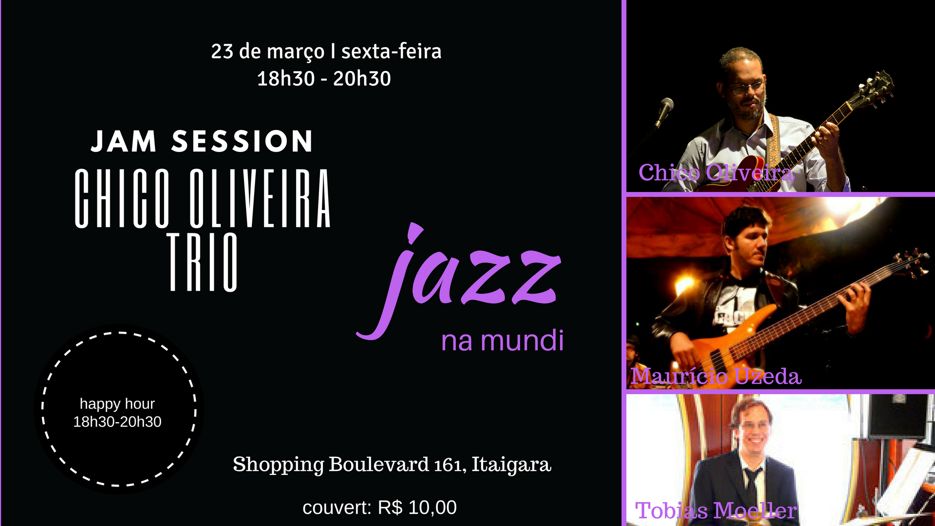 Chico Oliveira Trio - JAZZ na MUNDI 