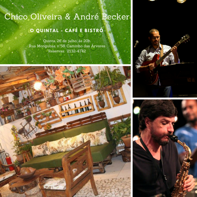 Chico Oliveira e André Becker Duo - O Quintal Café e Bistrô